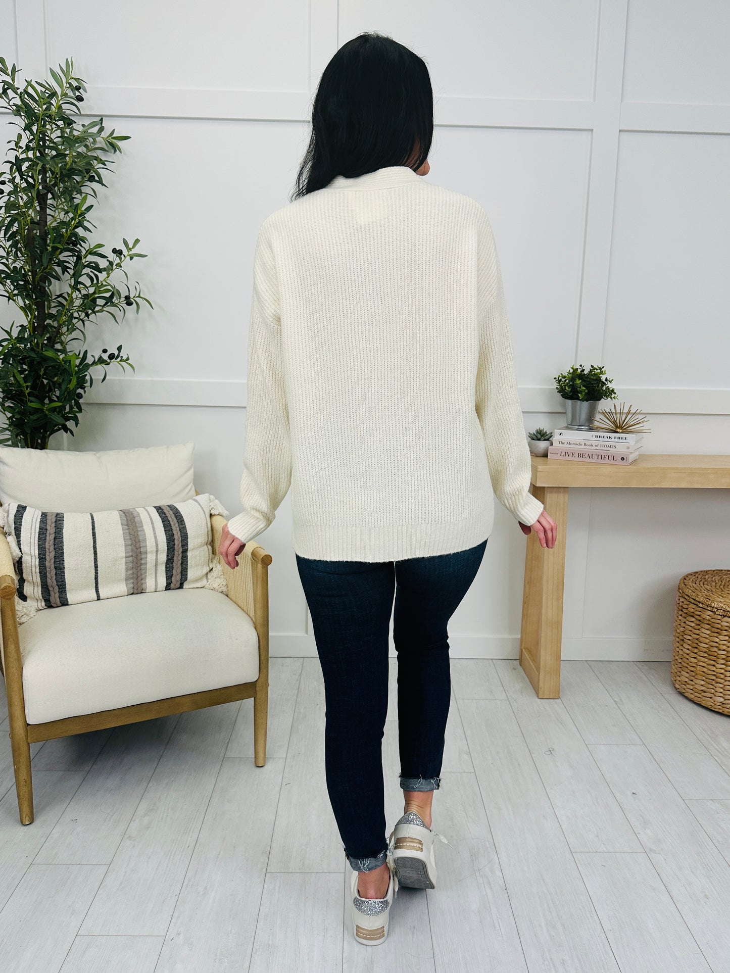 Just One More Layer Cardigan in Cream