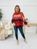 REG/CURVY Crimson Craze Sweater