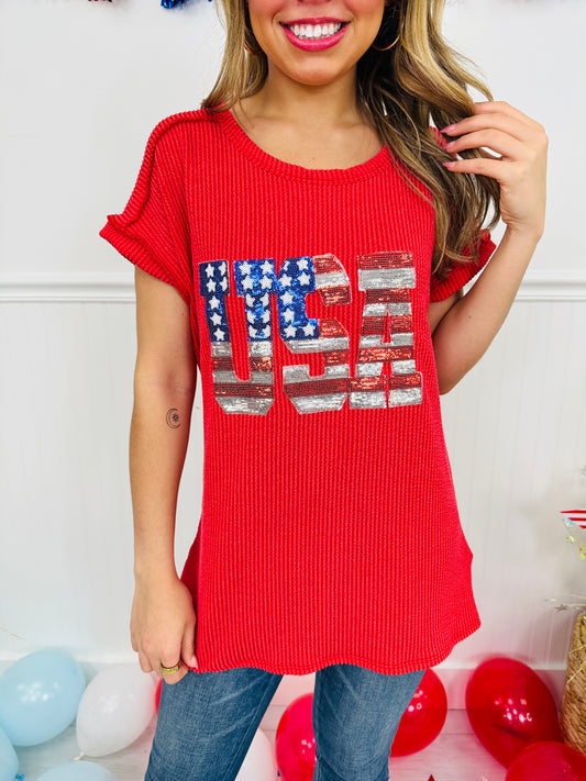 All American Shine Top