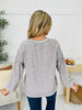 Where Petals Rest Pullover in Heather Grey
