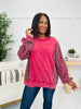 Feels Like Home Top in Burgundy