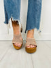 The Cross Over Heeled Mules In Taupe