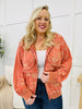 Desert Road Jacket In Apricot