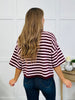 Softly Spoken Top In Burgundy