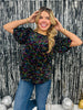 REG/CURVY Starry Night Shimmer Top