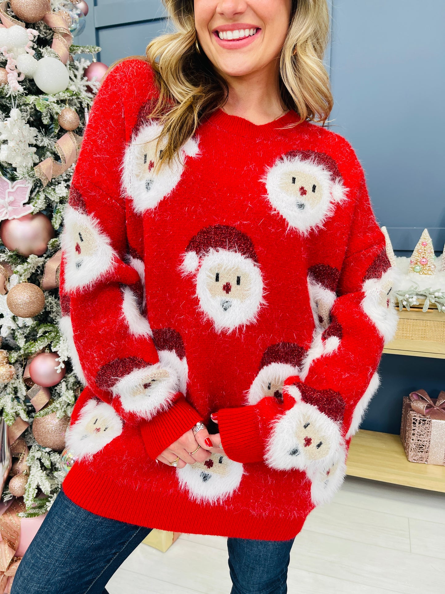 MOCO Exclusive Santa's Sleigh Sweater- Multiple Colors!