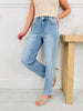 Judy Blue An Ankle Moment Ankle Straight Jeans