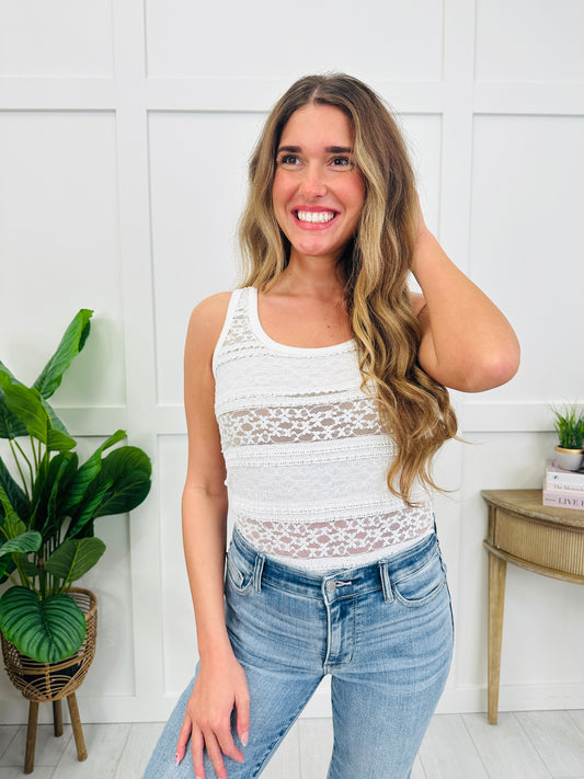 Tender Threads Tank Top In Off White