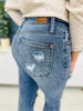 Judy Blue REG/CURVY Get Something Straight Mid Rise Jeans
