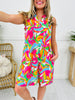 Palms And Plans Dress in Capers Island Print