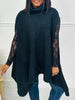 Draped Elegance Sweater In Multiple Colors