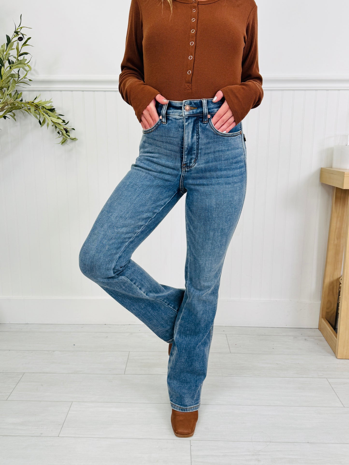 Judy Blue Tried & True Tummy Control Bootcut Jeans In Multiple Inseams
