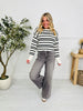 Into The Grey Tummy Control Wide Leg Jeans In Multiple Inseams