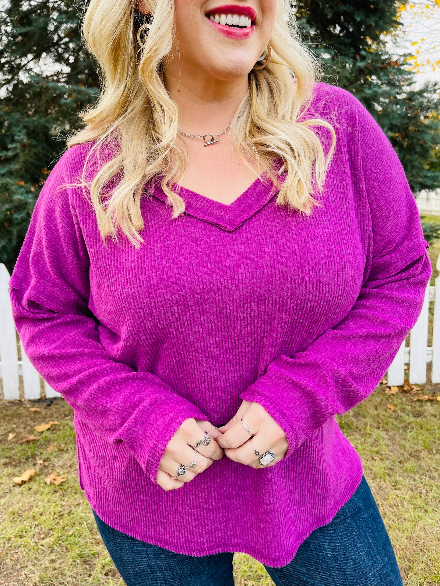 DOORBUSTER! REG/CURVY All Day Ease Top- Multiple Colors!