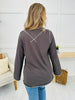 Outline Touch Top in Charcoal