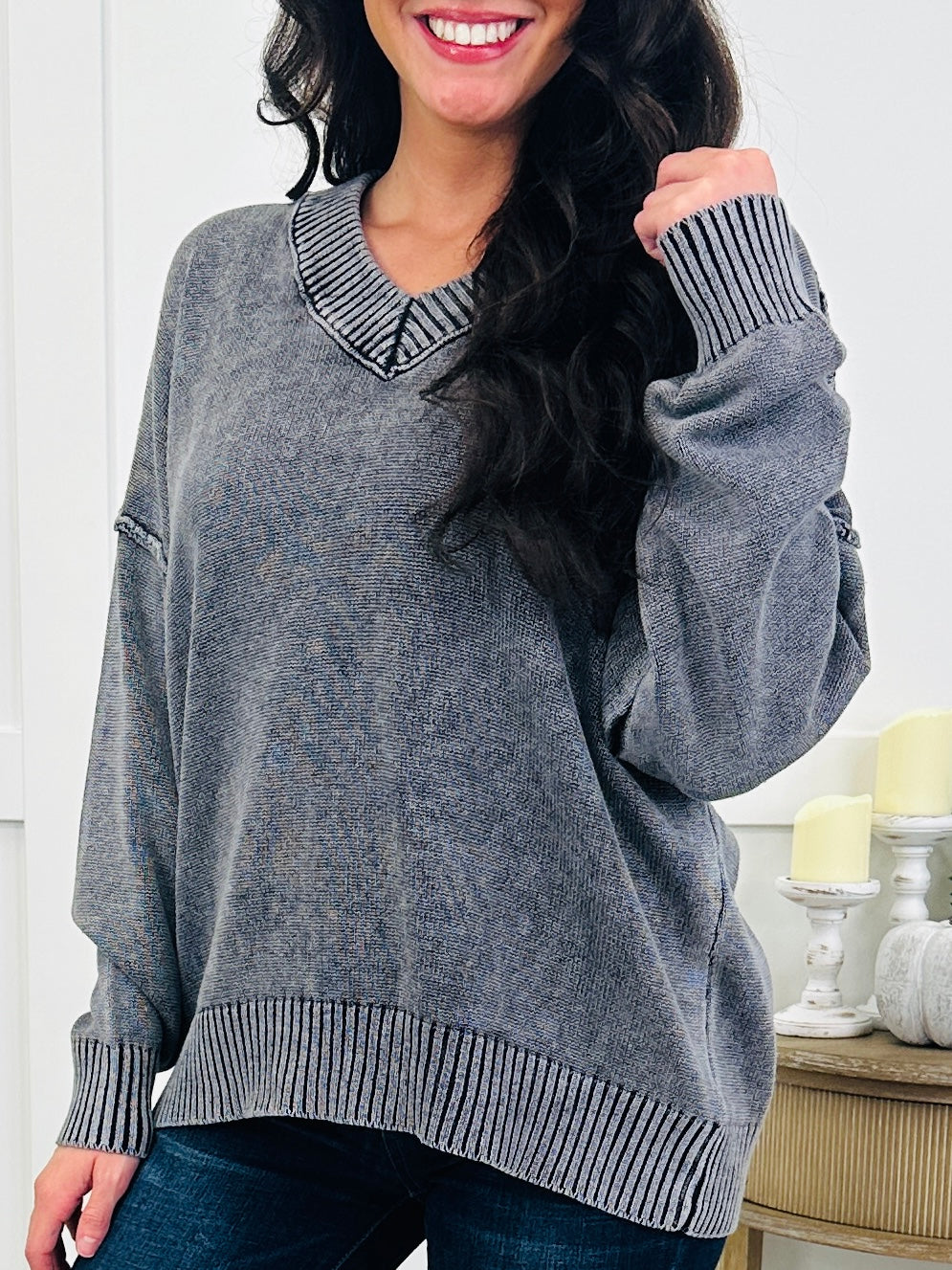 Fade Into You Sweater In Multiple Colors