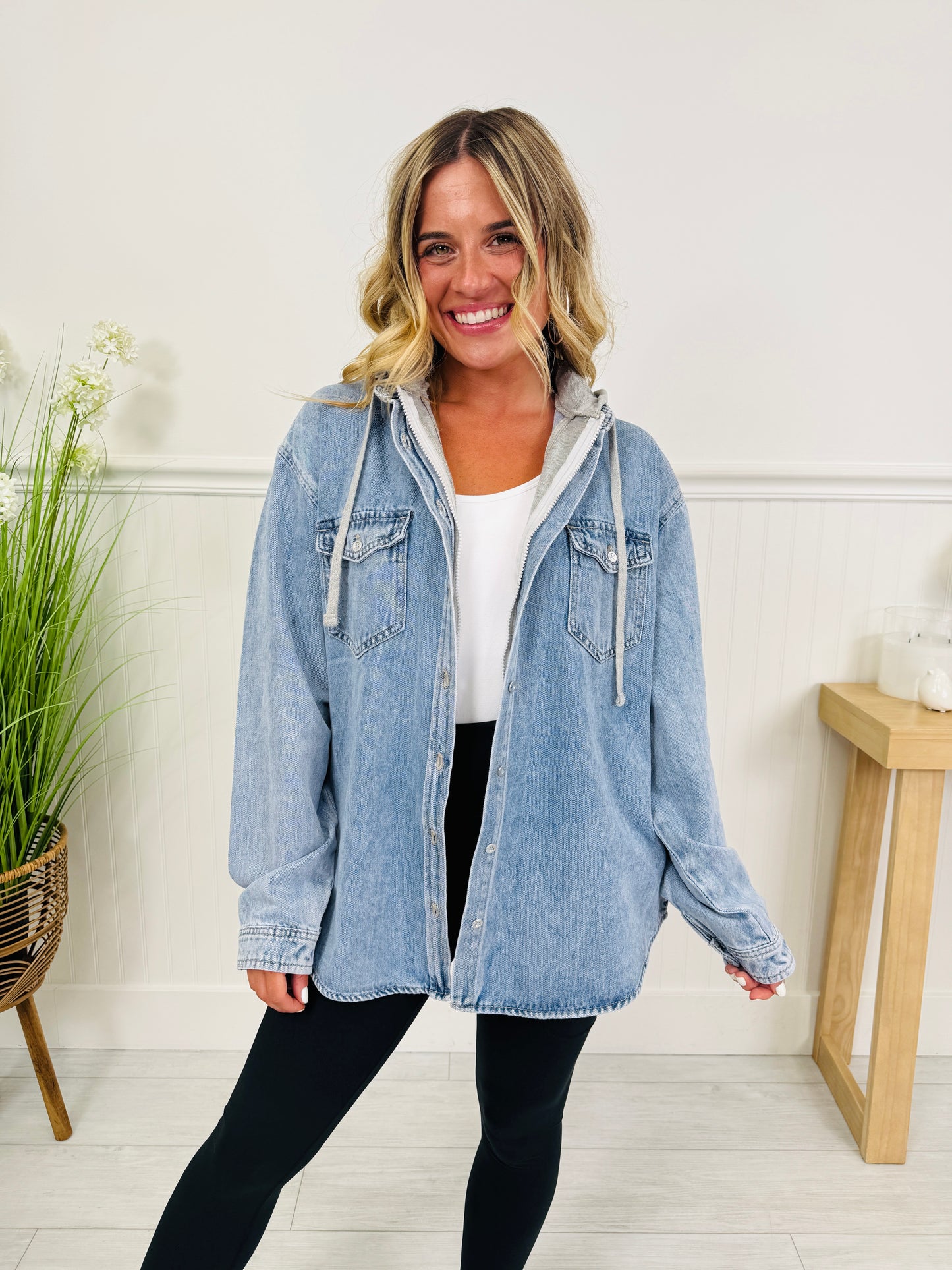 Hood Required Denim Jacket
