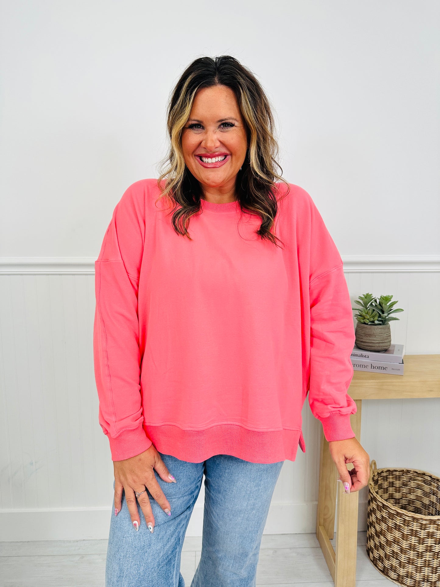 Color Pop Crewneck in Four Colors