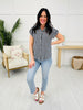 Downtown Stripes Top in Navy