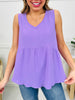 Chasing Daylight Tank Top In Lilac