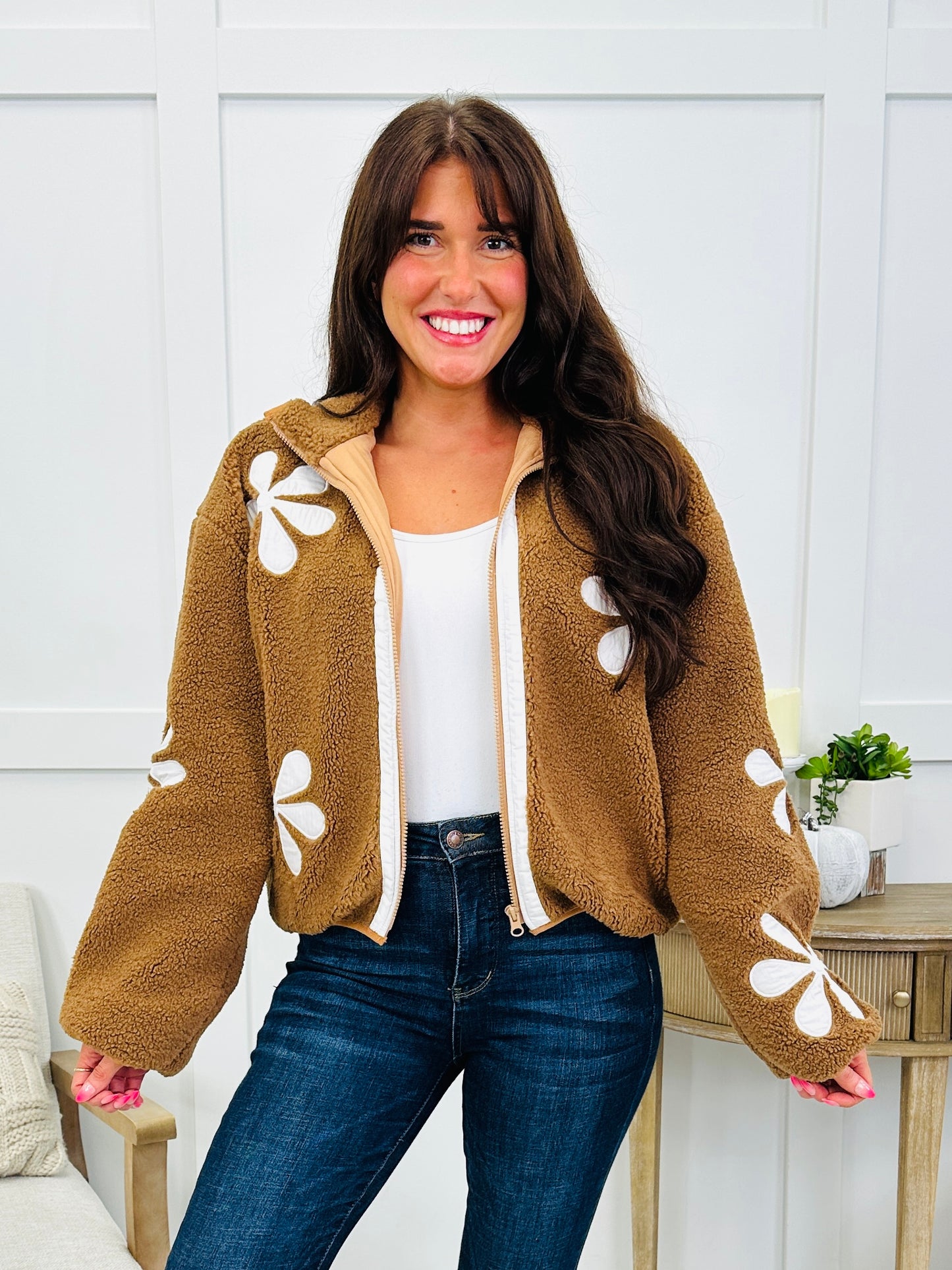 Mocha Daisy Jacket