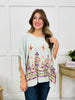 Sunlit Stitch Top In Sage