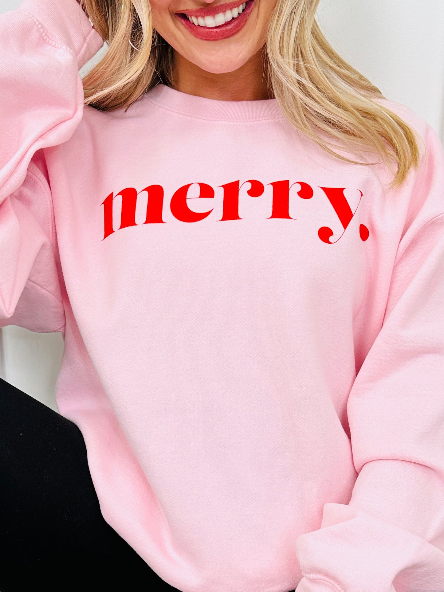 merry. Graphic Crewneck Sweatshirt-Multiple Colors!