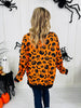 All Things Spooky Top In Pumpkin Print
