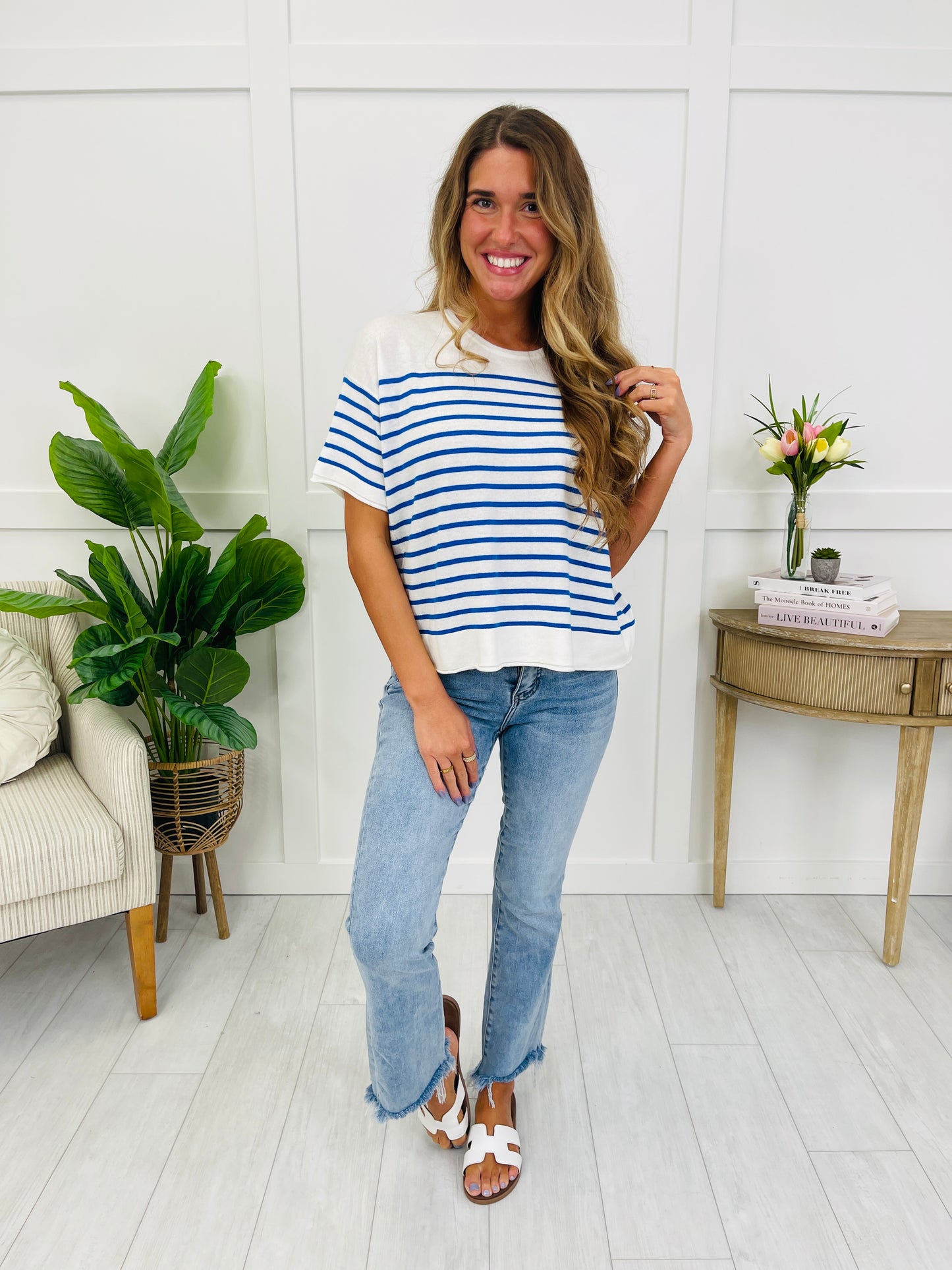 Harbor Days Top In Blue