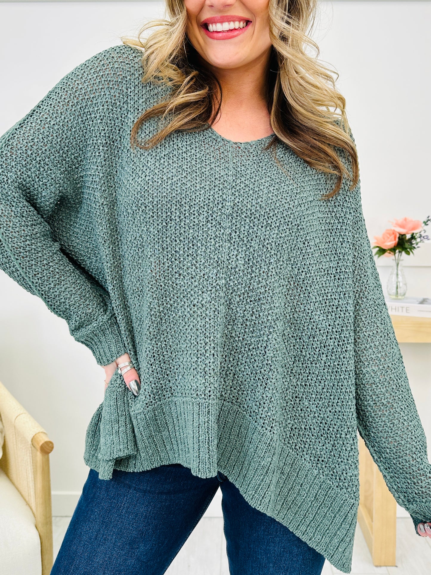 DOORBUSTER! The Toasty Touch Sweater- Multiple Colors!