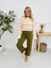 Olive You More Tummy Control Barrel Jeans