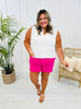 Judy Blue Perfectly Pink Midrise Shorts in Reg/Curvy