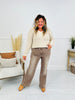 Judy Blue Cocoa Crush Retro Wide Leg Criss-Cross Jeans