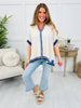 Oceanfront Evenings Top In Oatmeal