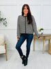 The Fireside Stripe Top In Black