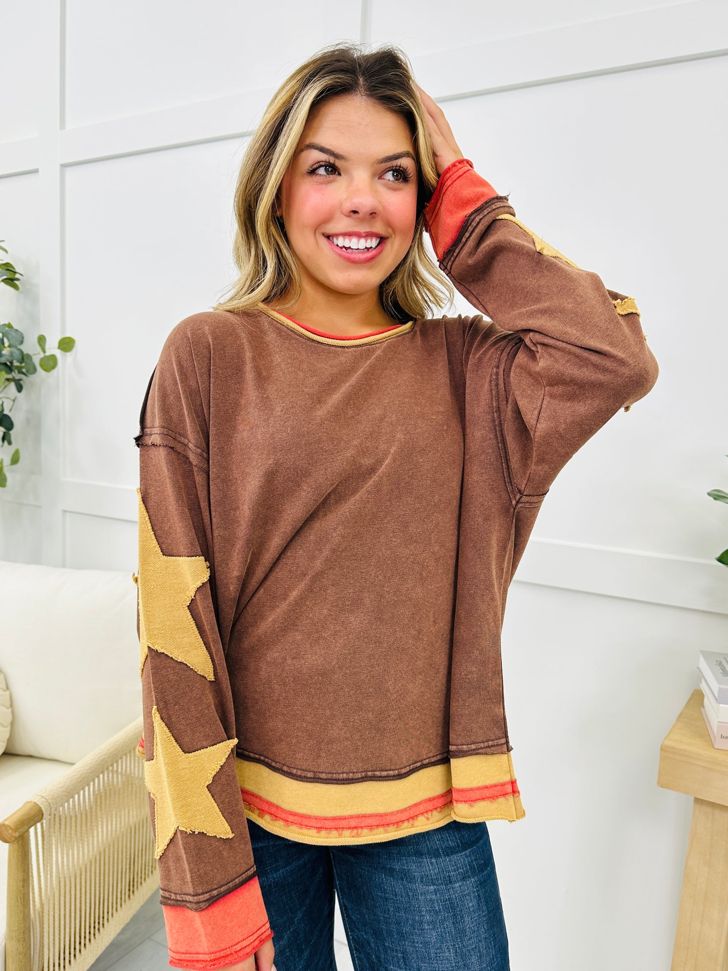 REG/CURVY Never Left Behind Pullover In Tiramisu