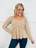 Perfectly Precious Top in Taupe Floral Print