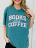 Books And Coffee Graphic Tee