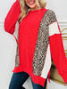 Leopard Love Raised Rib Top In Multiple Colors