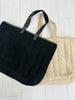 Braided Knit Tote Bag- Multiple Colors!