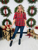 Plaid For The Party Top