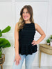 Let Yourself Shine Tank Top In Black