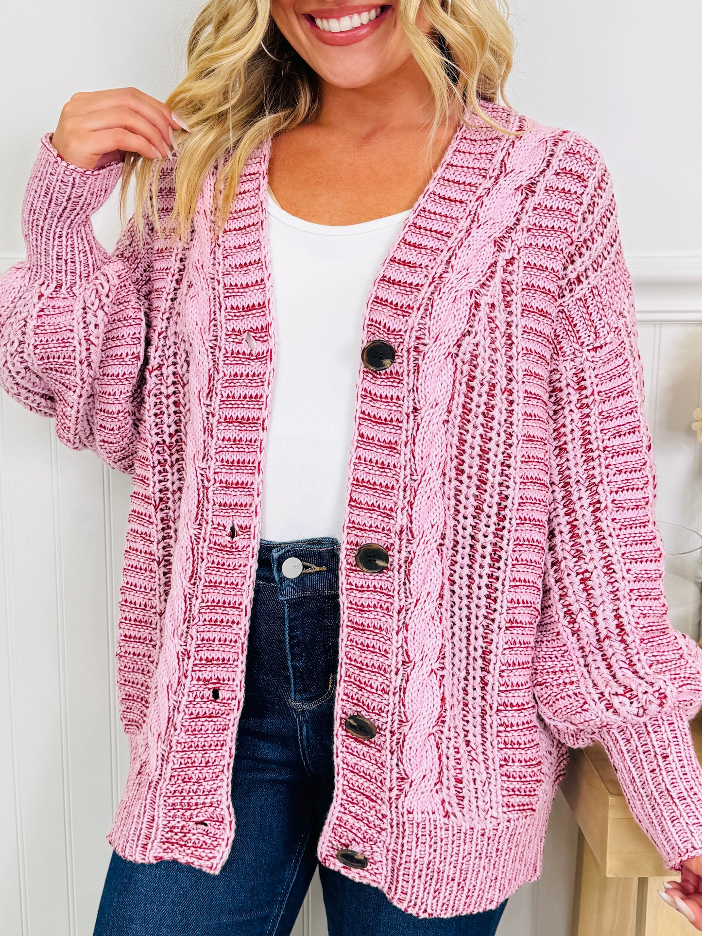 Comfort Calling Cardigan In Wine