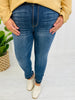 Judy Blue REG/CURVY You Can't Slit With Us Side Slit Skinny Jeans