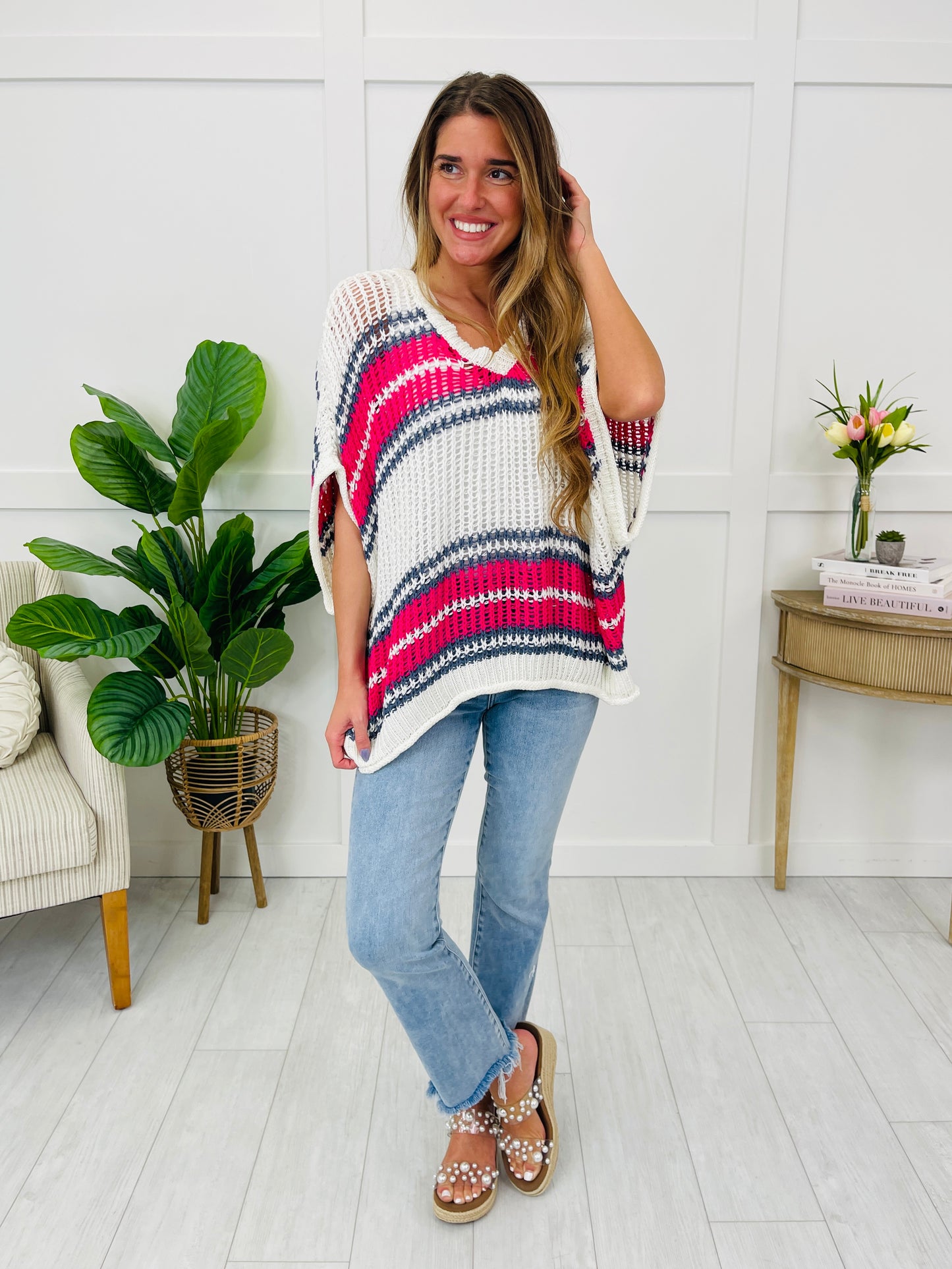 Playful Breeze Top In Ivory