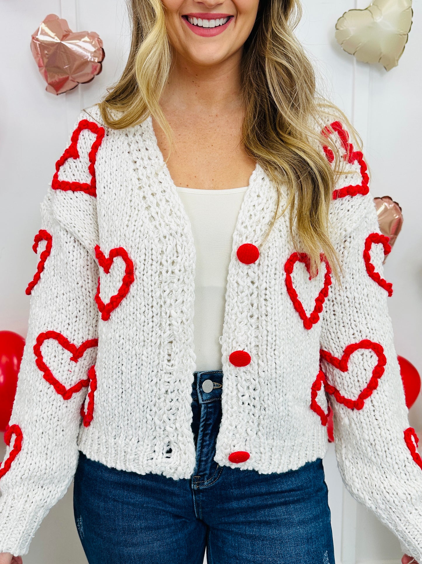 Wearing My Heart On My Sleeve Cardigan