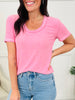 Classic Contrast Top- Multiple Colors!