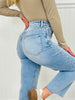 Along For The Ride Wide Leg Cropped Jeans With Tummy Control