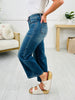 Judy Blue Spring In Mind Cropped Wide Leg Jeans