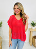 Blazing Trails Top in Coral